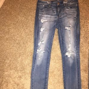 American Eagle Distressed Skinny Jeans